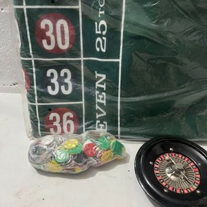 Ruleta de Casino con Fichas y Paño Nuevo - imagen 4
