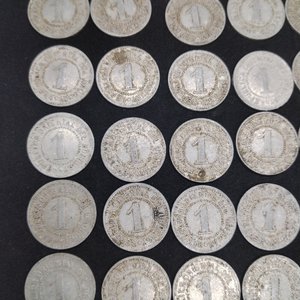 Lote de 40 Fichas de Ganadería Uruguayas de Aluminio - imagen 3
