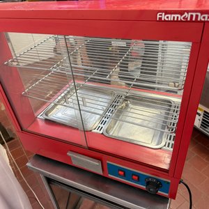 Vitrina Exhibidora de Calor Flamemax con Vidrio Curvo - imagen 5