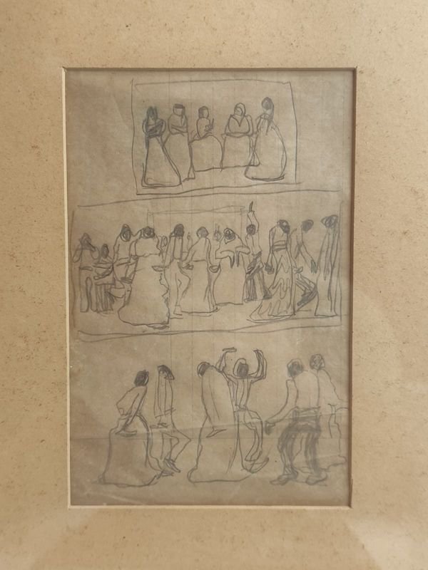 Dibujo de Pedro Figari, Bailecito - imagen 2