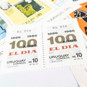 Lote de Sellos Uruguayos: El Día, Juegos Olímpicos, FAO y Vuelo a Motor - imagen 2