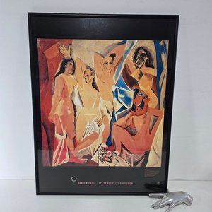 Lote siguiente: Lámina "Las Señoritas de Aviñón" de Pablo Picasso Enmarcada