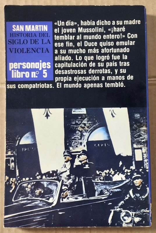 Libro sobre la vida de Mussolini - imagen 3