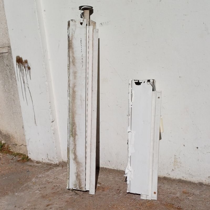 Dos cortinas de PVC con cajón incluido para decoración del hogar - imagen 2