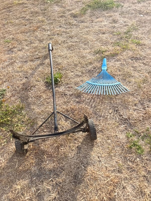 Escoba y Carro para Jardín en Buen Estado - imagen 4
