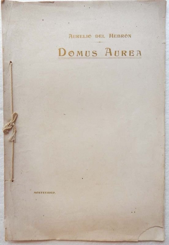 Lote siguiente: Domus Aurea, una obra de arte rara y autografiada