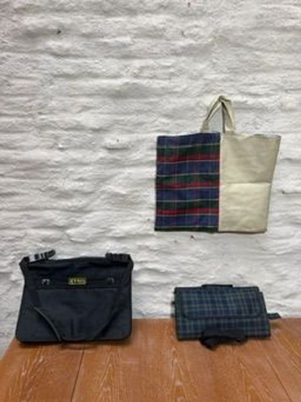 Dos bolsos y carrito para feria plegable - imagen 2