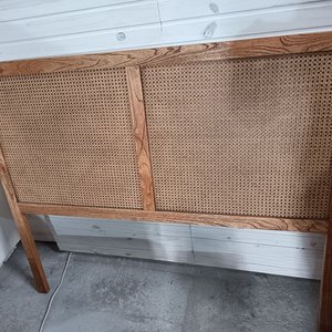 Respaldo de Sommier de Madera con Ratán - imagen 1