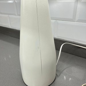 Lámpara de Pie Blanca con Pantalla - imagen 2