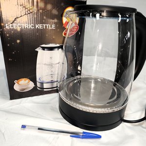Jarra Eléctrica de Vidrio con Luces LED - Nueva en Caja - imagen 2