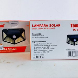 Lote siguiente: 2 Focos Solares LED Tomate TO-L009 para Exteriores
