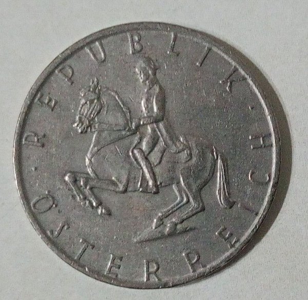 Moneda de 5 Schilling de Austria, Año 1969 - imagen 1