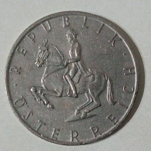Lote anterior: Moneda de 5 Schilling de Austria, Año 1969