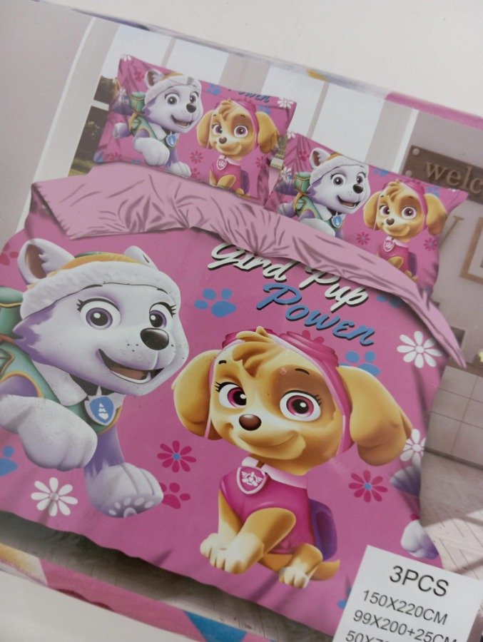 Lote anterior: Juego de sabanas infantil con perros rosados