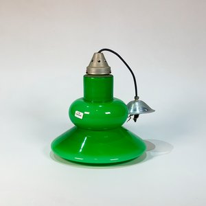 Lote siguiente: Colgante de Opalina Verde Vintage, 29 x 25 cm