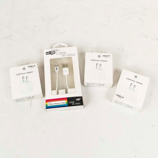 3 Adaptadores de Corriente y Cables USB para iPhone - imagen 1