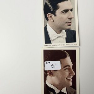 Lote siguiente: Postales Carlos Gardel e Ignacio Corsini - Gran Tienda Montevideo