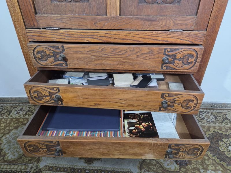 Aparador en roble estilo Reina Ana. - Muebles antiguos de alta calidad - imagen 14