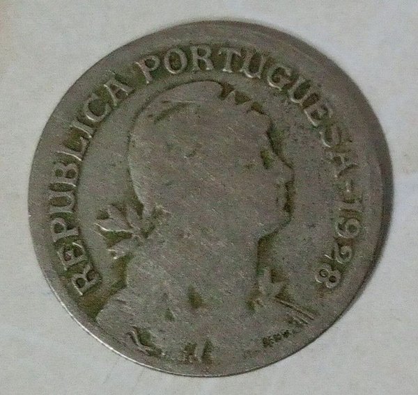 Moneda de 1 Escudo Portugués de 1928 - imagen 1