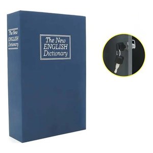 Lote siguiente: Caja de seguridad oculta con forma de libro y apertura con llave 180x115x55mm