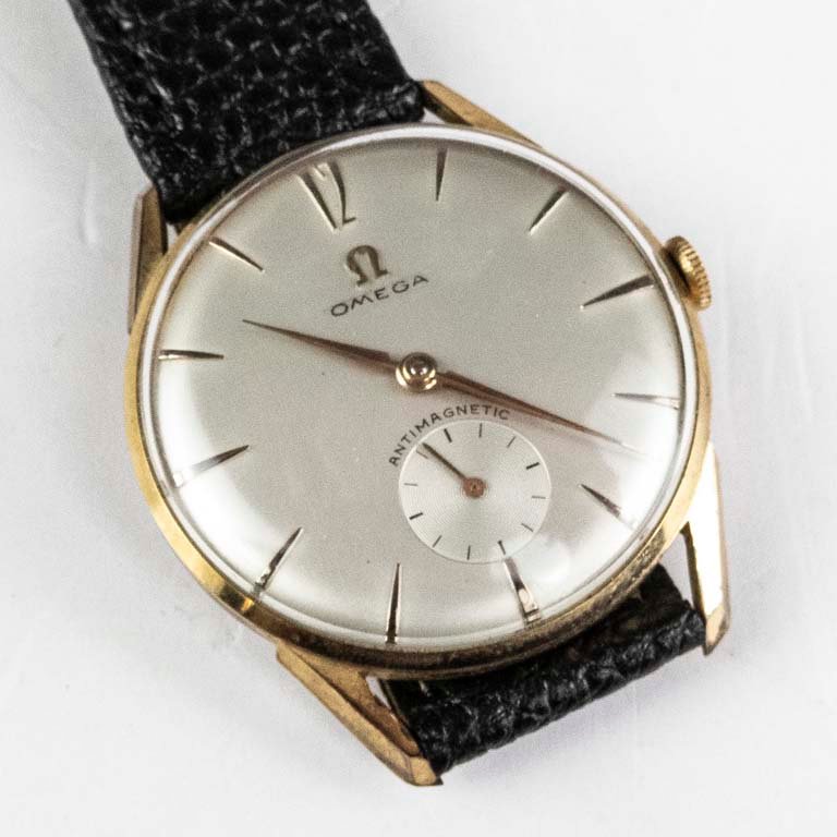 Reloj Omega Antimagnético con Malla de Cuero - imagen 1