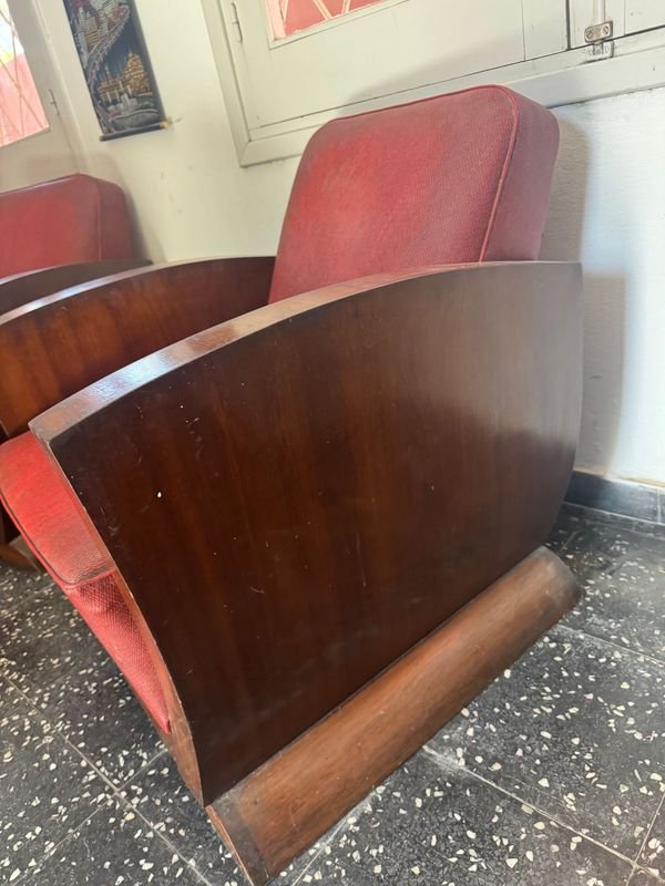 Sillones Art Decó Tapizados en Cuerina - imagen 4