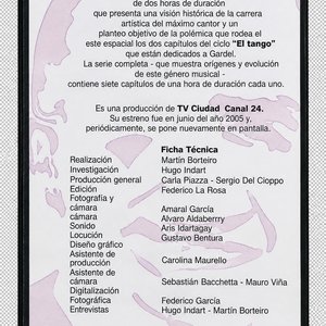 DVD "El Mago" de Carlos Gardel - Producción TV Ciudad Uruguay 2005 - imagen 3