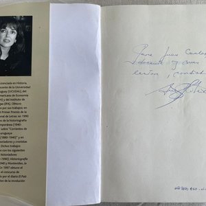 Libro "El Caudillo y el Dictador" de Ana Ribeiro, Dedicado y Autografiado - imagen 2