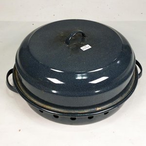 Lote anterior: Brasero Vintage de Metal Esmaltado con Tapa y Rejilla - 35 cm