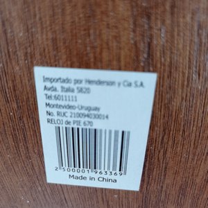 Reloj de Pie Antiguo Imitación con Péndulo y Maquinaria de Cuarzo - imagen 8