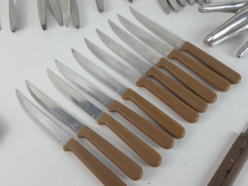 Cubiertos de acero inoxidable para camping y cocina - imagen 4