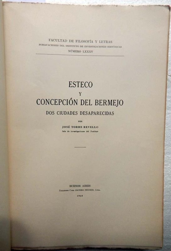 Libro raro sobre la historia de Esteco y Concepción Del Bermejo - imagen 2