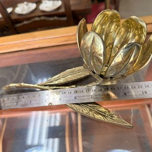 Flor de Bronce Decorativa con Ceniceros Desmontables - imagen 8