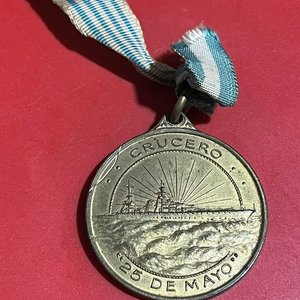 Lote anterior: Medalla Binacional Visita Crucero Argentino 25 de Mayo a Montevideo 1938