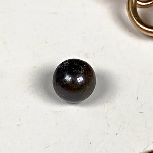 Anillo con Piedra Celeste, Dije de Pez Dorado y Trabacorbatas Enchapado - imagen 5