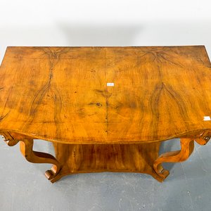 Consola de Raíz con Cajón, Patas Curvas y Balda - imagen 2