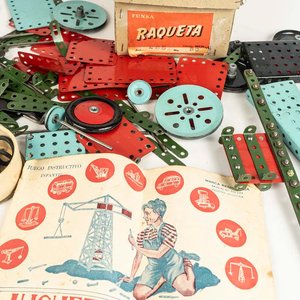 Juguete Mecano antiguo industria Argentina. - imagen 2