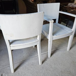 Lote: 2 sillones antiguos de madera - imagen 3