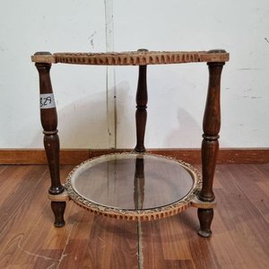 (L829) 1 pieza - Mesita Ratona De Dos Pisos Con Tableros Decorativos - imagen 2