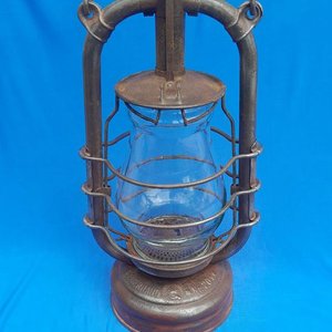 Antiguo Farol a Queroseno Alemán Feuerhand "Nr. 201" - imagen 4