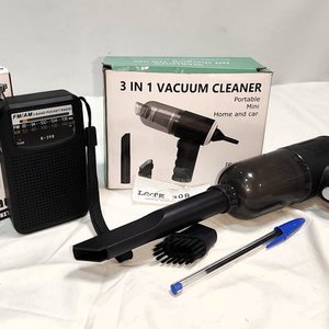 Radio Portátil AM/FM a Pilas y Aspiradora Recargable para Teclados - imagen 2