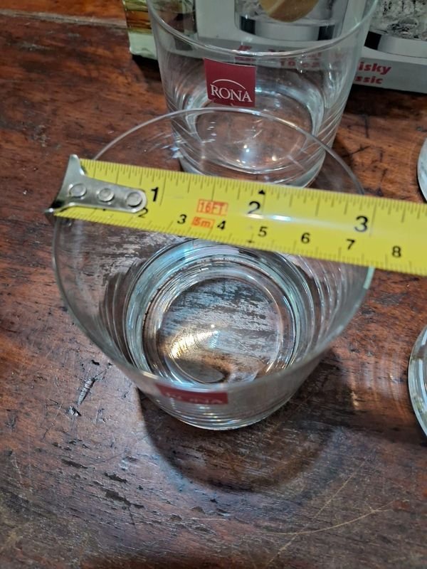 Lote de 6 vasos de whisky RONA - imagen 3