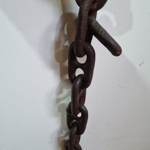 Conjunto de Tramos de Cadenas de Hierro Rústicas para Trabajos Pesados - imagen 4