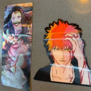 Lote siguiente: Stickers de Anime: Ichigo Kurosaki y Nezuko Kamado