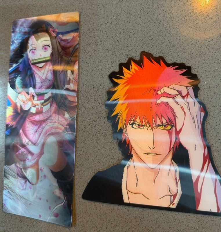 Stickers de Anime: Ichigo Kurosaki y Nezuko Kamado