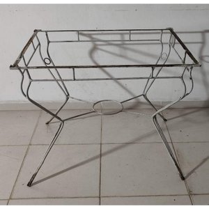 Lote siguiente: Mesa de Patio Antigua de Hierro - Base sin Vidrio
