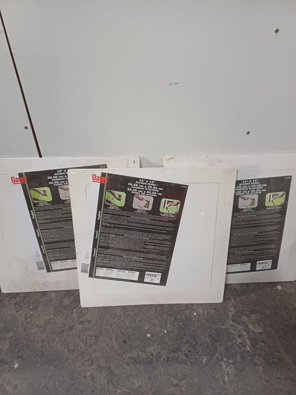 3 Paneles de Acceso en PVC 43x43cm