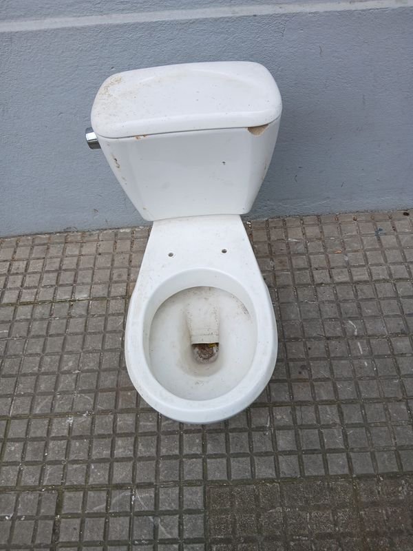 Inodoro con Mochila Blanco