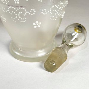 Copón Grande Rojo y Botellón Decorado con Tapón - imagen 3