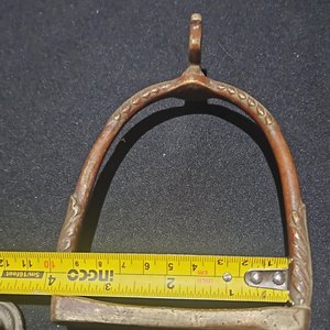 Par de Estribos de Bronce para Jinete - imagen 7